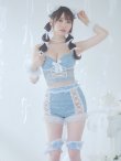 画像12: 【ハロウィン】 キラキラキャットパンツセットアップ 【コスプレ6点セット】 【XS-Mサイズ/2カラー】[YMT] (12)