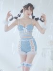 画像5: 【ハロウィン】 キラキラキャットパンツセットアップ 【コスプレ6点セット】 【XS-Mサイズ/2カラー】[YMT] (5)