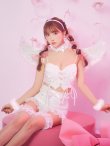 画像8: 【即日発送】【ハロウィン】セクシーエンジェルセットアップ 【コスプレ7点セット】【XS-Mサイズ/1カラー】[YMT-H] (8)