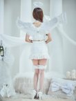 画像18: 【即日発送】【ハロウィン】セクシーエンジェルセットアップ 【コスプレ7点セット】【XS-Mサイズ/1カラー】[YMT-H] (18)