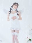 画像9: 【即日発送】【ハロウィン】セクシーエンジェルセットアップ 【コスプレ7点セット】【XS-Mサイズ/1カラー】[YMT-H] (9)