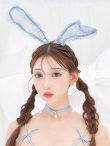 画像28: 【即日発送！】【ハロウィン】レースリボンバニータイトミニセットアップ 【コスプレ8点セット】 【XS-Lサイズ/3カラー】[YMT] (28)