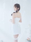 画像14: 【即日発送！】【ハロウィン】レースリボンバニータイトミニセットアップ 【コスプレ8点セット】 【XS-Lサイズ/3カラー】[YMT] (14)