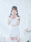 画像20: 【即日発送！】【ハロウィン】レースリボンバニータイトミニセットアップ 【コスプレ8点セット】 【XS-Lサイズ/3カラー】[YMT] (20)