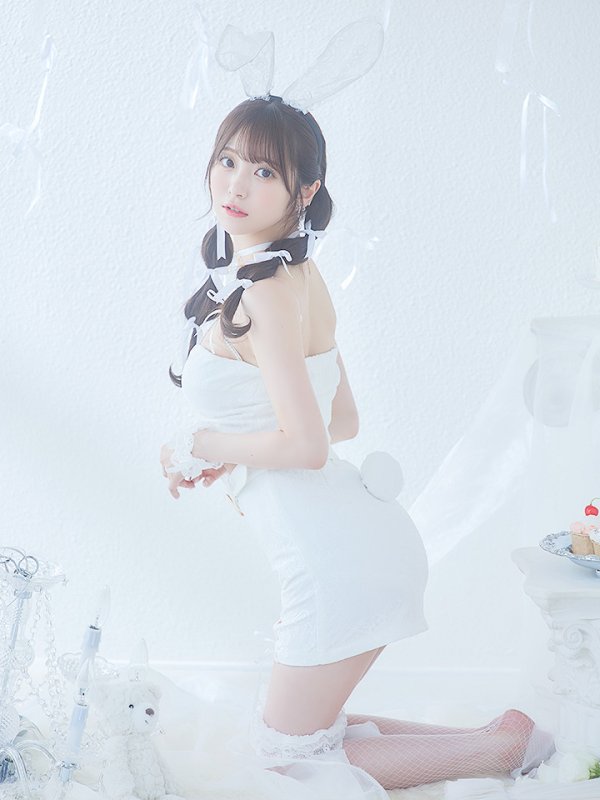 画像21: 【SALE!!】【即日発送！】【ハロウィン】レースリボンバニータイトミニセットアップ 【コスプレ8点セット】 【XS-Lサイズ/3カラー】[OF04] (21)