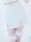 画像24: 【即日発送！】【ハロウィン】レースリボンバニータイトミニセットアップ 【コスプレ8点セット】 【XS-Lサイズ/3カラー】[YMT] (24)
