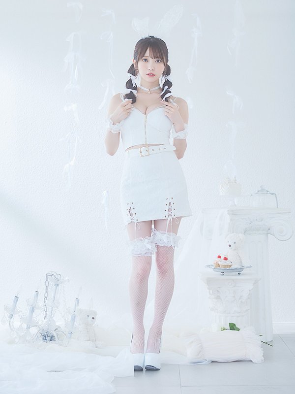 画像36: 【SALE!!】【即日発送！】【ハロウィン】レースリボンバニータイトミニセットアップ 【コスプレ8点セット】 【XS-Lサイズ/3カラー】[OF04] (36)