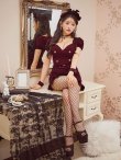画像9: 【即日発送！】【ハロウィン】 蝙蝠メイドミニセットアップ 【コスプレ7点セット】 【XS-Mサイズ/2カラー】[YMT] (9)