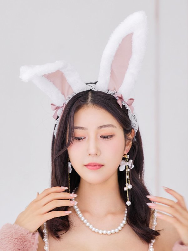 画像16: 【SALE!!】【即日発送！】【ハロウィン】 レースアップ バニーセットアップ 【コスプレ7点セット】 【XS-Mサイズ/1カラー】[HC03] (16)