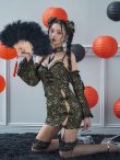 画像26: 【即日発送！】【ハロウィン】ベルスリーブチャイナセットアップ 【コスプレ5点セット】【XS-Mサイズ/1カラー】オフショルチャイナワンピース 【コスプレ6点セット】 【XS-Lサイズ/3カラー】(SE01YN)[YMT] (26)