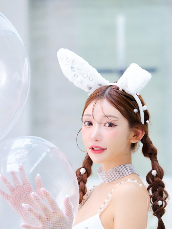 画像11: 【ハロウィン】 バニービジューフレアワンピース 【コスプレ5点セット】 【XS-Mサイズ/2カラー】[OF04] (11)