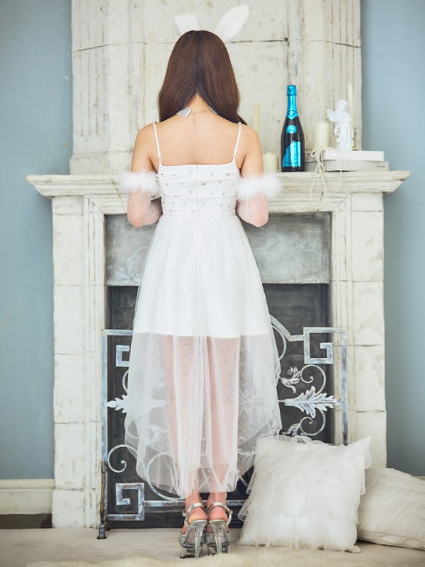 画像15: 【ハロウィン】 バニービジューフレアワンピース 【コスプレ5点セット】 【XS-Mサイズ/2カラー】[HC03] (15)