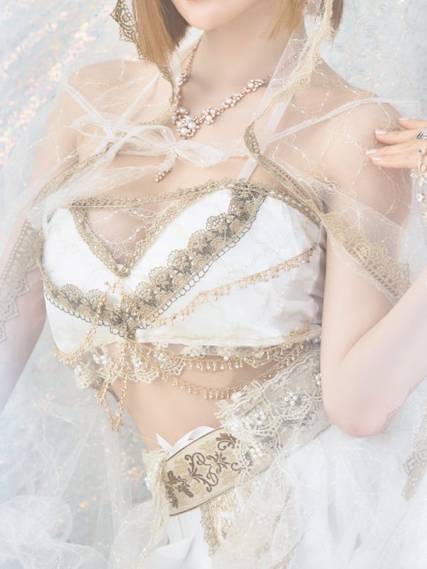 画像14: 【即日発送】アラビアンガール/アラジンコスプレセット【ハロウィン7点セット】【フリーサイズ/4カラー】[HC03] (14)