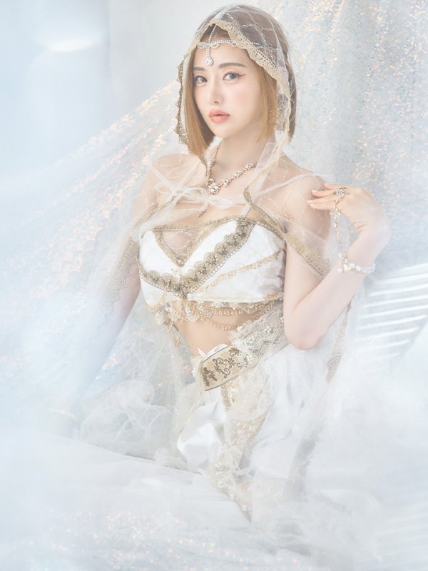 画像5: 【即日発送】アラビアンガール/アラジンコスプレセット【ハロウィン7点セット】【フリーサイズ/4カラー】[HC03] (5)