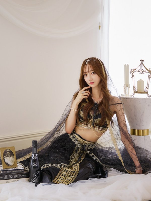 画像6: 【即日発送】アラビアンガール/アラジンコスプレセット【ハロウィン7点セット】【フリーサイズ/4カラー】[HC03] (6)