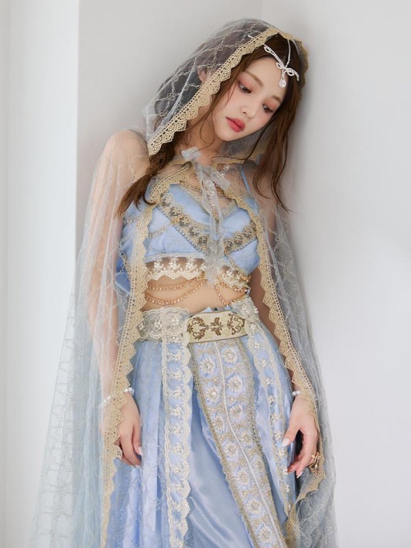 画像20: 【即日発送】【ハロウィン】アラビアンガール/アラジンコスプレセット【コスプレ7点セット】【フリーサイズ/4カラー】[HC03] (20)