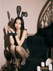 画像11: 【予約 / 8月下旬発送予定】【ハロウィン】 ストライプバニーセットアップ 【コスプレ6点セット】 【XS-Mサイズ/1カラー】[YMT] (11)