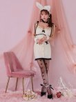 画像3: 【即日発送！】【ハロウィン】 バニーバイカラーリボンワンピース 【コスプレ6点セット】【XS-Mサイズ/1カラー】[YMT] (3)