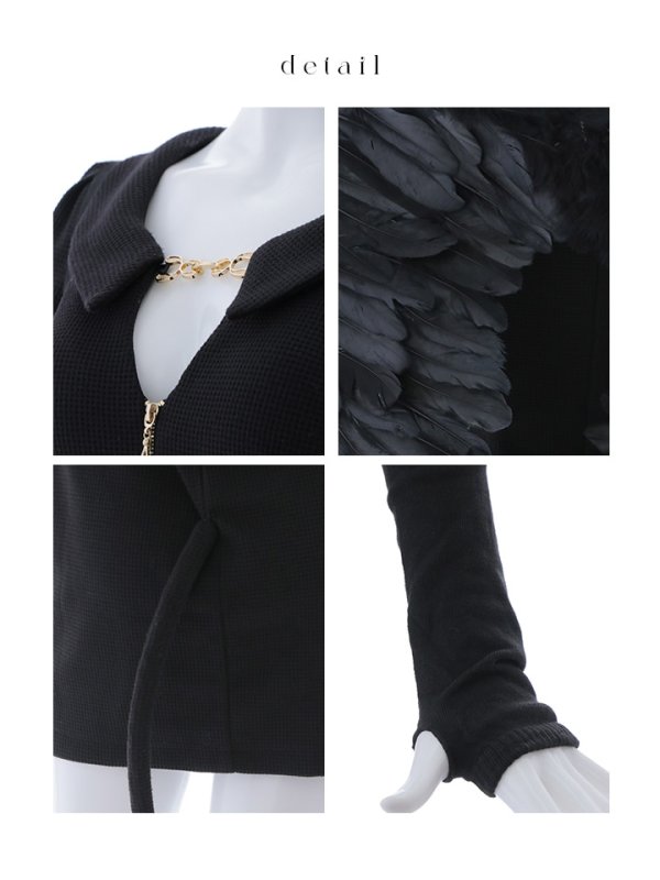 画像24: 【SALE!!】【即日発送！】【ハロウィン】アームカバー付きデビルミニワンピ 【コスプレ5点セット】【XS-Lサイズ/1カラー】[HC03-H] (24)