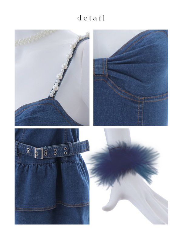 画像18: 【SALE!!】【即日発送！】【ハロウィン】 バニーデニムワンピース【コスプレ5点セット】 【XS-Lサイズ/1カラー】[HC03] (18)