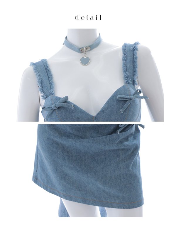 画像13: 【SALE!!】【即日発送！】【ハロウィン】 キャットデニムセットアップ 【コスプレ6点セット】 【XS-Lサイズ/1カラー】[OF04] (13)