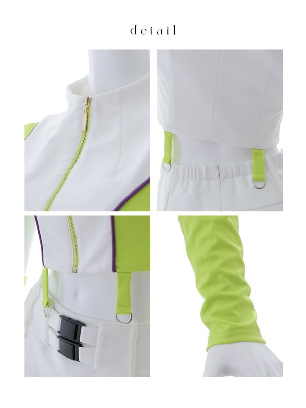 画像21: 【SALE!!】【即日発送】【ハロウィン】宇宙飛行士セットアップ 【コスプレ5点セット】 【XS-Mサイズ/1カラー】[OF01] (21)