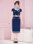 画像4: 【即日発送！】【ハロウィン】CA タイトミディアムワンピース 【コスプレ5点セット】 【S-Lサイズ/1カラー】[YMT] (4)