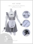 画像23: 【即日発送！】【ハロウィン】ギンガムチェックメイドワンピース 【コスプレ5点セット】[YMT] (23)