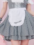 画像12: 【即日発送！】【ハロウィン】ギンガムチェックメイドワンピース 【コスプレ5点セット】[YMT] (12)