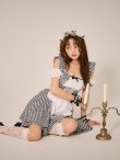 画像6: 【即日発送！】【ハロウィン】ギンガムチェックメイドワンピース 【コスプレ5点セット】[OF01] (6)