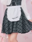 画像12: 【即日発送！】【ハロウィン】ブラックチェックメイドワンピース 【コスプレ5点セット】[YMT] (12)
