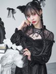 画像16: 【即日発送！】【ハロウィン】ブラックキャットベロアワンピース 【コスプレ3点セット】[YMT] (16)