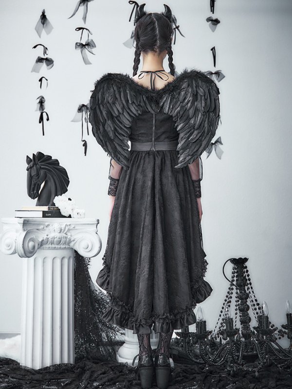 画像21: 【即日発送！】【ハロウィン】ショートインロングデビルワンピース 【コスプレ4点セット】[OF04-H] (21)