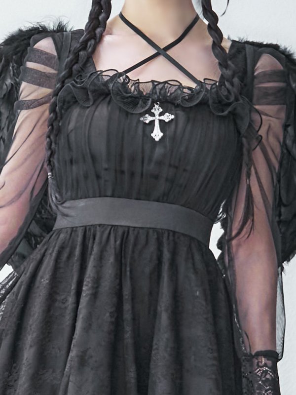 画像22: 【即日発送！】【ハロウィン】ショートインロングデビルワンピース 【コスプレ4点セット】[OF04-H] (22)