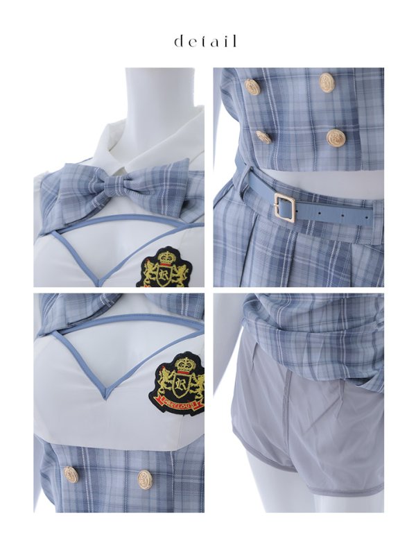 画像30: 【即日発送！】【ハロウィン】アイドルスクールガールセットアップ 【コスプレ5点セット】[OF04] (30)