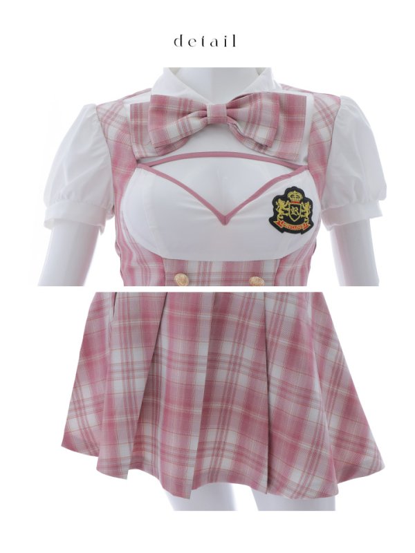 画像33: 【即日発送！】【ハロウィン】アイドルスクールガールセットアップ 【コスプレ5点セット】[OF04] (33)