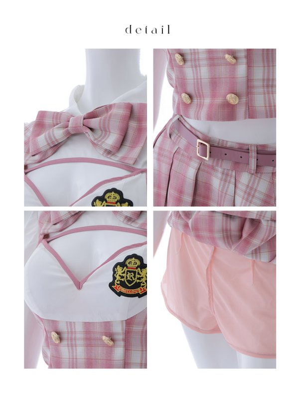 画像34: 【即日発送！】【ハロウィン】アイドルスクールガールセットアップ 【コスプレ5点セット】[OF04] (34)