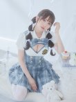 画像14: 【即日発送！】【ハロウィン】アイドルスクールガールセットアップ 【コスプレ5点セット】[YMT] (14)