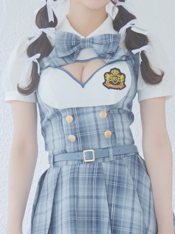 画像23: 【即日発送！】【ハロウィン】アイドルスクールガールセットアップ 【コスプレ5点セット】[OF04] (23)