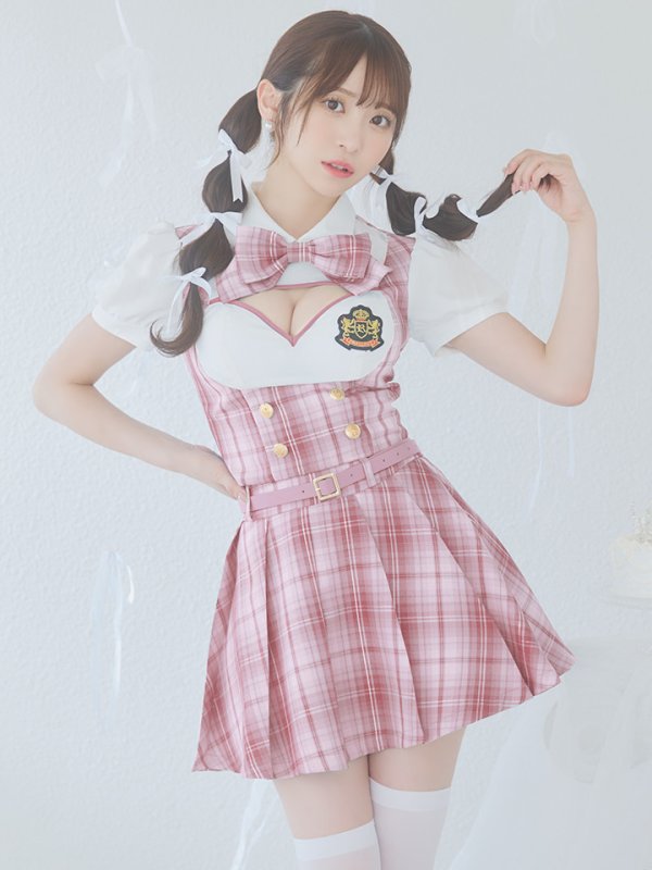 画像26: 【即日発送！】【ハロウィン】アイドルスクールガールセットアップ 【コスプレ5点セット】[OF04] (26)