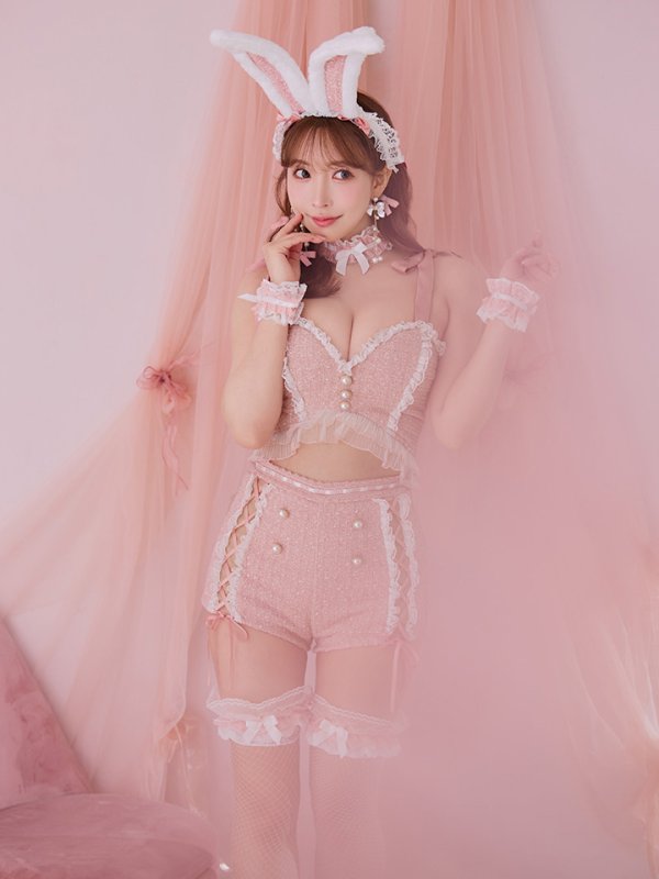 画像13: 【SALE!!】【即日発送！】【ハロウィン】 ツイードリボンセットアップ 【コスプレ7点セット】【XS-Mサイズ/1カラー】[OF04] (13)