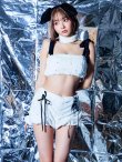 画像2: 【ハロウィン】 バイカラーリボンもこもこパピー 【コスプレ6点セット】 【FREEサイズ/1カラー】[YMT] (2)