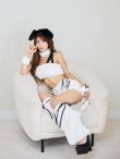 モデル：まりん　身長：163cm　着用サイズ：Fサイズ