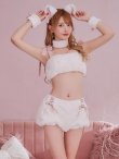 画像30: 【即日発送】【ハロウィン】 もこもこキャットリボンセットアップ 【コスプレ6点セット】 【Fサイズ/3カラー】[OF01] (30)
