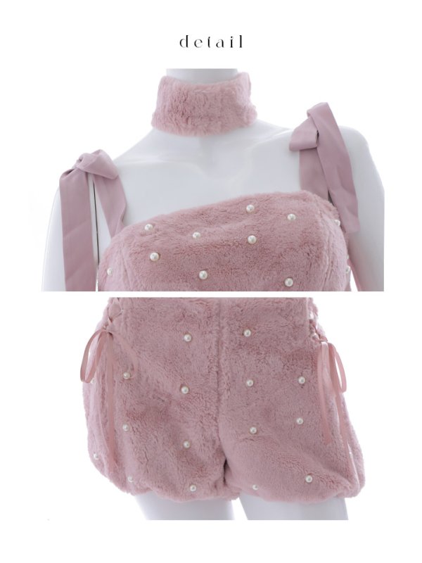 画像40: 【即日発送】【ハロウィン】 もこもこキャットリボンセットアップ 【コスプレ6点セット】 【Fサイズ/3カラー】[OF01] (40)