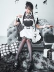 画像13: 【即日発送！】【ハロウィン】クラシックメイドワンピース 【コスプレ5点セット】[YMT] (13)