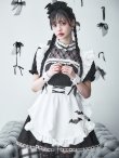 画像3: 【即日発送！】【ハロウィン】クラシックメイドワンピース 【コスプレ5点セット】[YMT] (3)