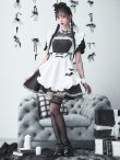 画像4: 【即日発送！】【ハロウィン】クラシックメイドワンピース 【コスプレ5点セット】[YMT] (4)