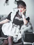 画像9: 【即日発送！】【ハロウィン】クラシックメイドワンピース 【コスプレ5点セット】[YMT] (9)