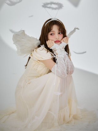 sugar コスプレ　天使 ハロウィン　仮装 ノベルティ対象】【即日発送】2ピース/レースセクシーエンジェル